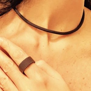 Mesh Choker & Ring